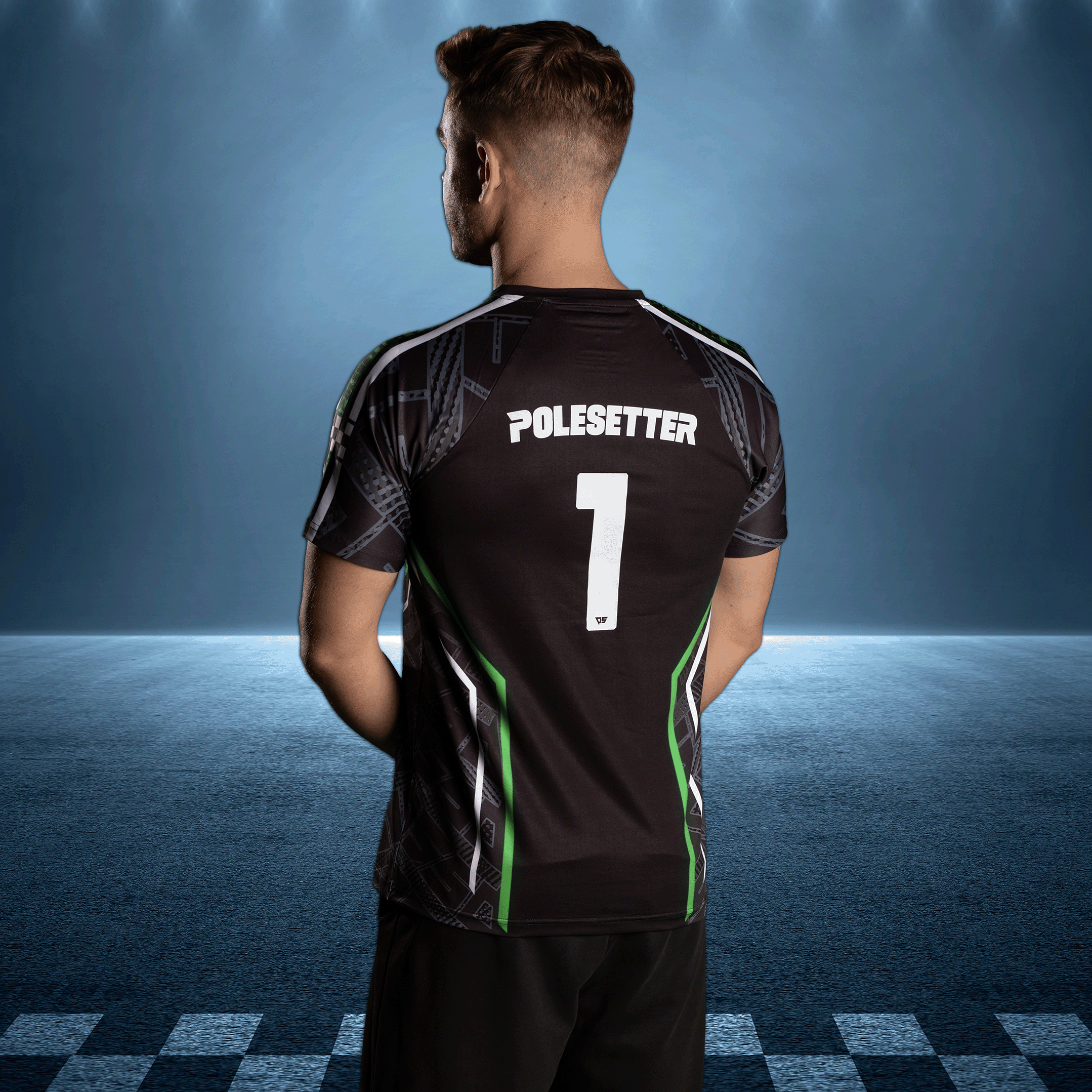 Polesetter KEEP CALM Simracing Trikot Grün
